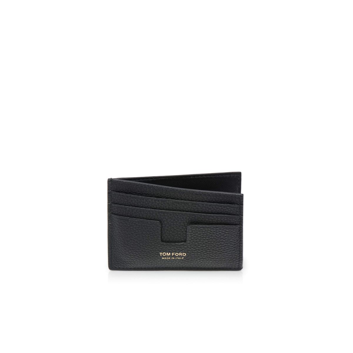 Carteras Pequeñas Tom Ford Grain Cuero Cardholder Hombre Negros | 72VIYKRAC