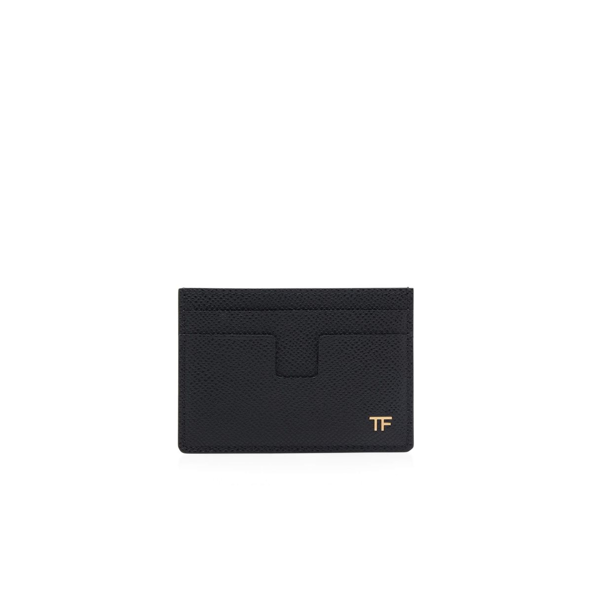 Carteras Pequeñas Tom Ford Small Grain Cuero Money Clip Cardholder Hombre Negros | 69IFZVUJR