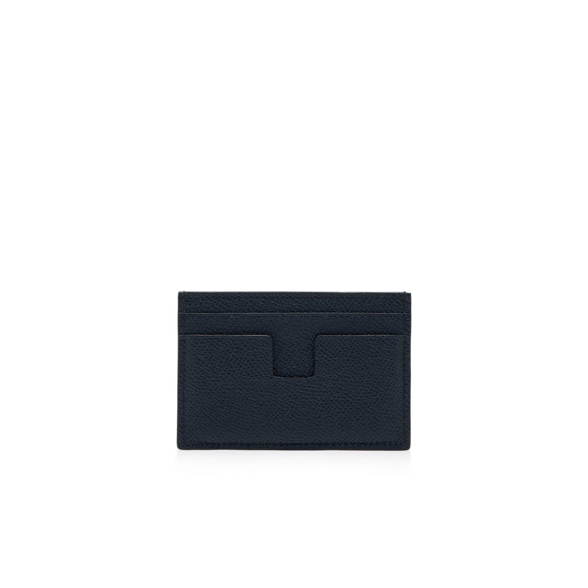 Carteras Pequeñas Tom Ford Small Grain Cuero Classic Cardholder Hombre Azules | 71FYCMIWB