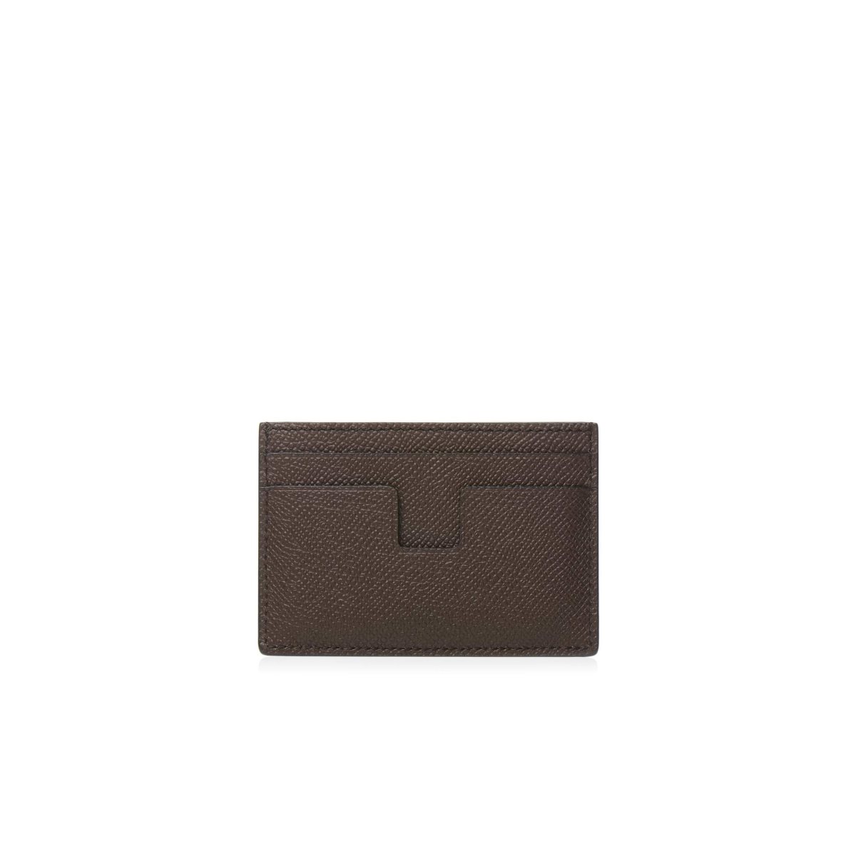 Carteras Pequeñas Tom Ford Small Grain Cuero Cardholder Hombre Marrom | 93XWFOUZV