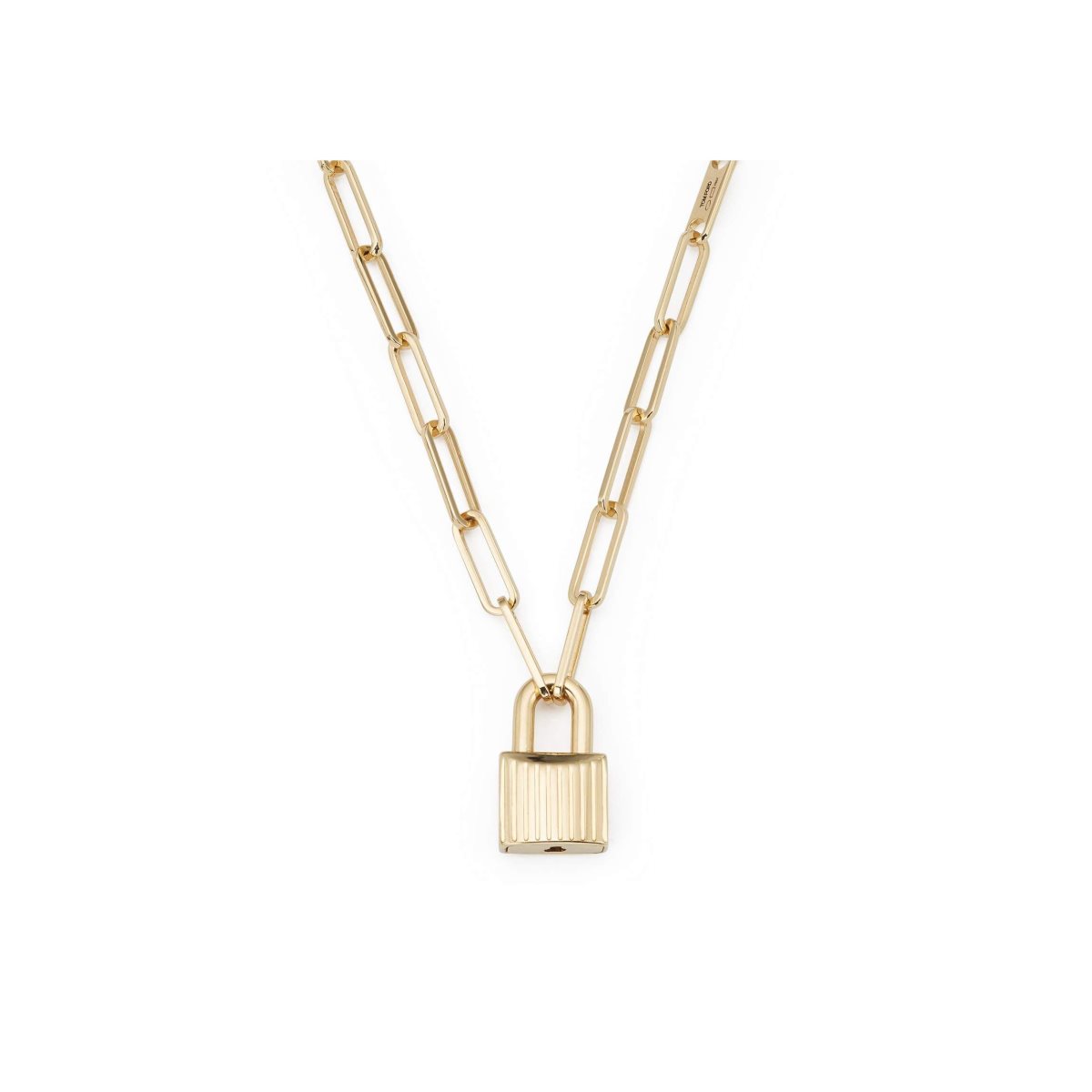 Joyería Tom Ford Chain Padlock Pendant Mujer Dorados | 34UTJIFNG