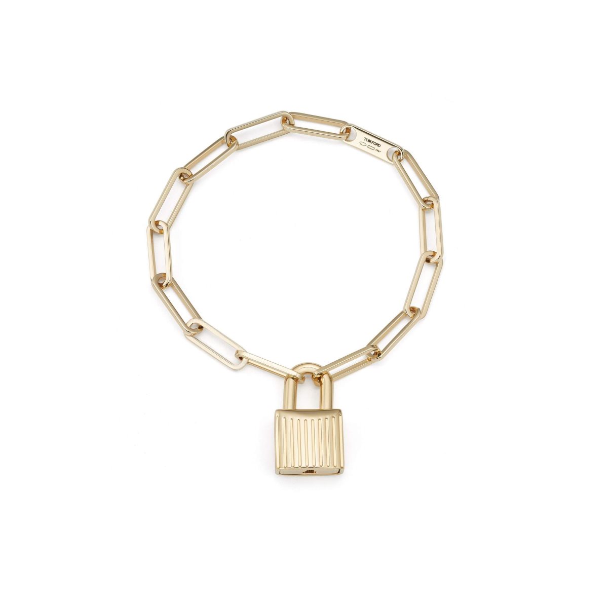 Joyería Tom Ford Padlock Chain Bracelet Mujer Dorados | 48ZQURMHX