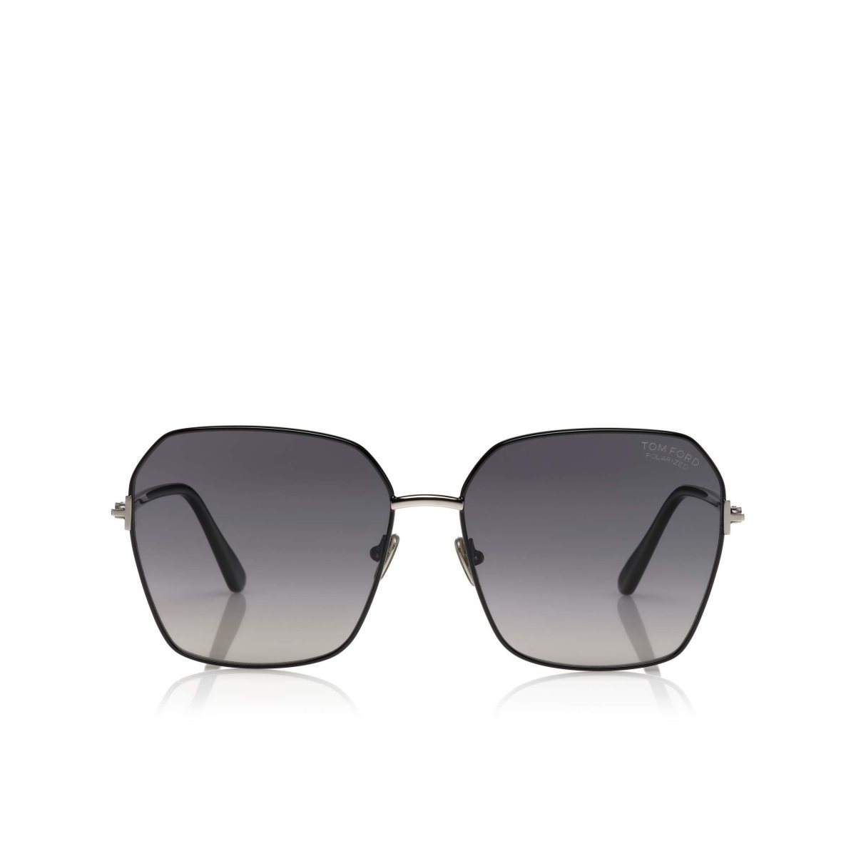 Lentes De Sol Tom Ford Polarized Claudia Mujer Negros | 95YUFBKTR