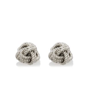 Joyería Tom Ford Knot Cufflinks Hombre Blancos Dorados | 21OIAZHWJ