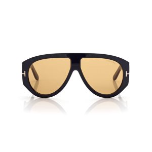 Lentes De Sol Tom Ford Bronson Mujer Negros Marrom | 50VYHSQIN