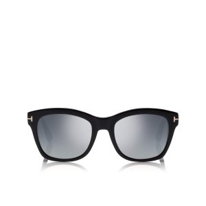 Lentes De Sol Tom Ford Lauren Mujer Negros | 63FCONMWY