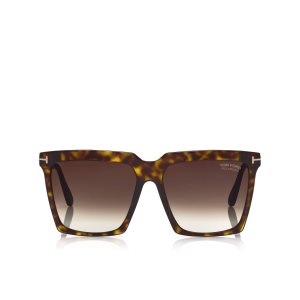 Lentes De Sol Tom Ford Polarized Sabrina Mujer Azules | 48GCXEOLN