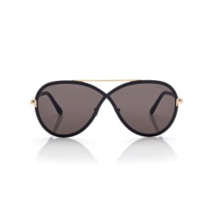 Lentes De Sol Tom Ford Rickie Mujer Negros | 08TANIGUQ