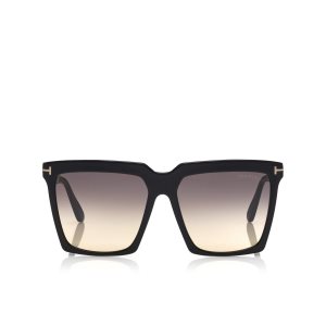 Lentes De Sol Tom Ford Sabrina Mujer Negros | 70PHCWRSA