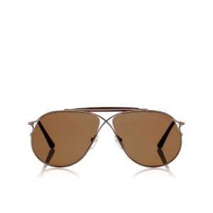 Lentes De Sol Tom Ford Tom N.6 Mujer Rosas Dorados Marrom | 84PFNIMOK