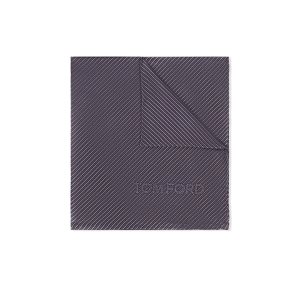 Pañuelos De Bolsillo Tom Ford Twill Jacquard Hombre Morados Claro | 21NPYLOFI